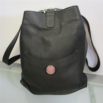 ASMAR Firenze Backpack Bag in Black Leather